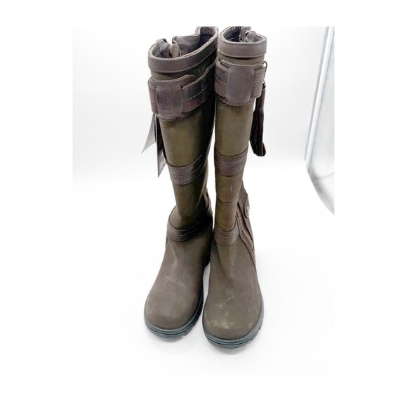 New with Tags Dublin Erne Boots Women's Size 7 Khaki Brown Knee High Riding Boot - Picture 13 of 16